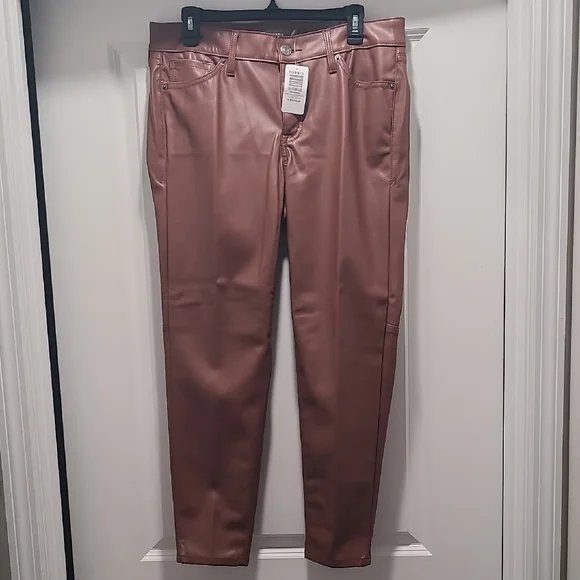 Torrid Perfect Skinny Faux Leather High-Rise Pants And Top 2 Piece Set - Picture 3 of 9